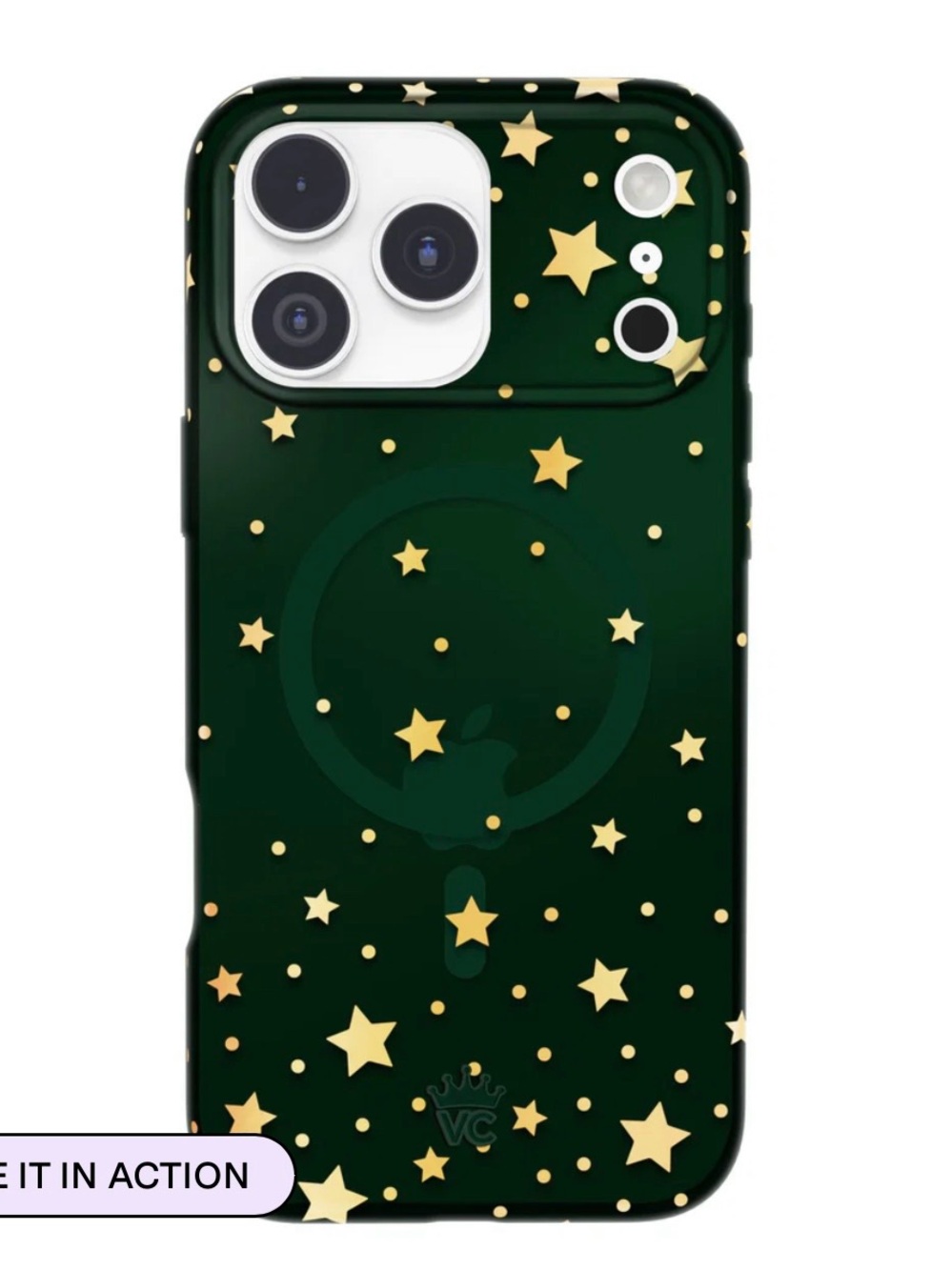NWT Velvet Caviar Evergreen Stars iPhone 17 Pro Max Case New in Box